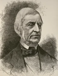 Późny Ralph Waldo Emerson (1803-82), z "The Illustrated London News", 6 maja 1882 r.